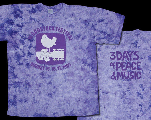 Woodstock Dove tie-dye T-shirt - stock S