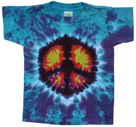 Peace Sign youth shirt - stock YL