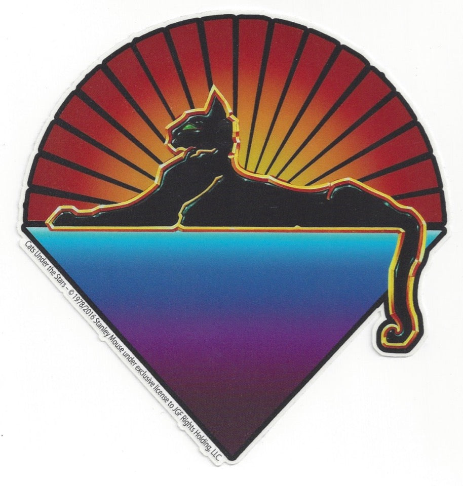 Jerry Garcia Cat sticker
