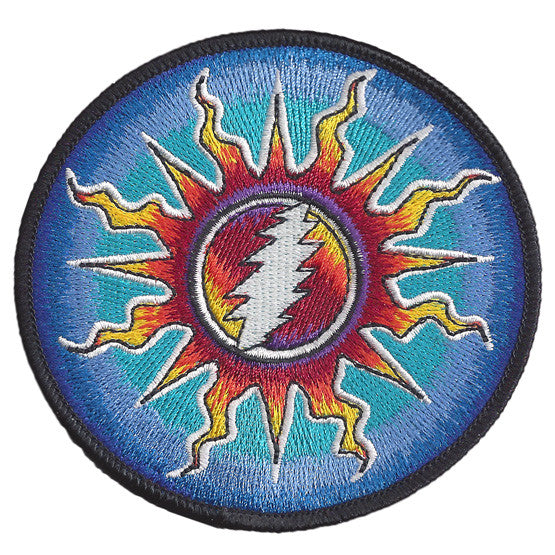 Sunshine Lightning Embroidered Patch
