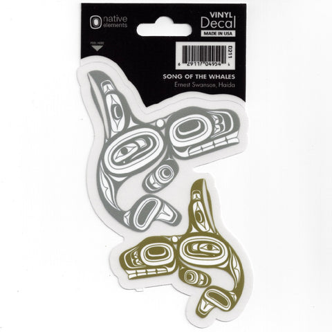 Song of the Whales - Native Northwest decal