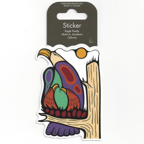 Eagle Family - Native Northwest sticker
