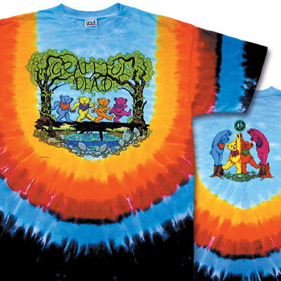 Grateful Dead Woodbears Tie Dye T-Shirt