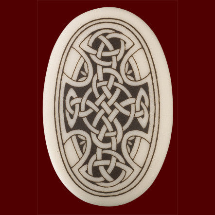 Celtic Cross Oval Pendant