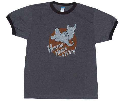 Vintage Horton charcoal heather ringer - clearance L