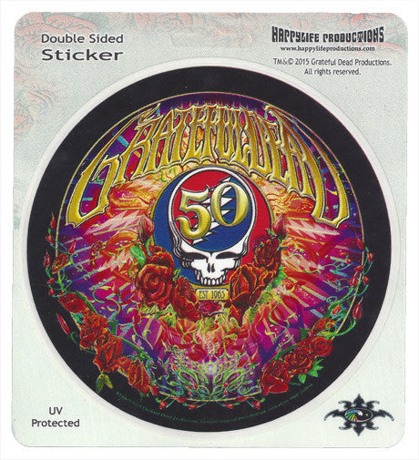 Grateful Dead 50 Years decal