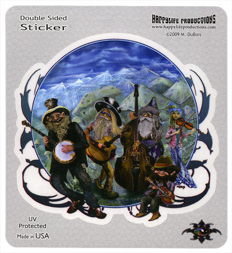 Gnomegrass die-cut decal