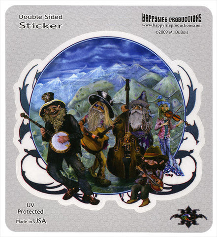 Gnomegrass die-cut decal