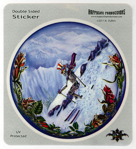 Skel Skier decal