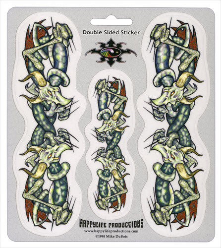 Dragon Knots die-cut decals