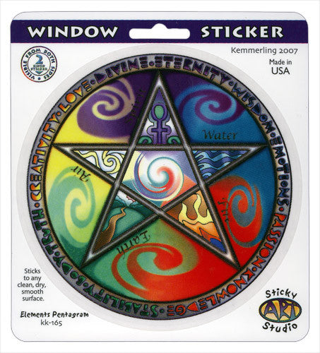 Elements Pentagram decal