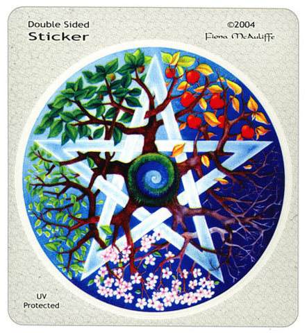 Seasons Pentagram decal