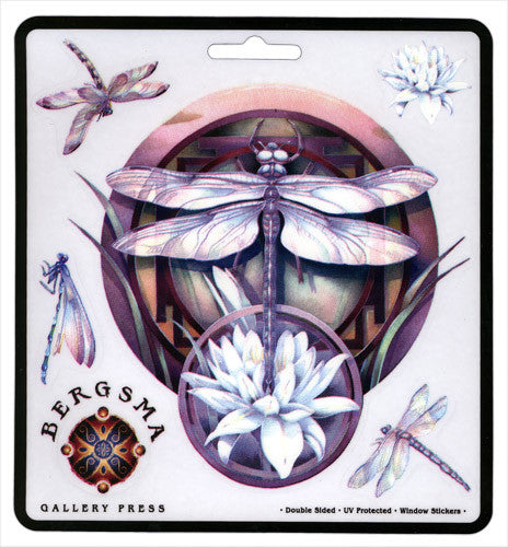Dragonfly Mystery die-cut decals
