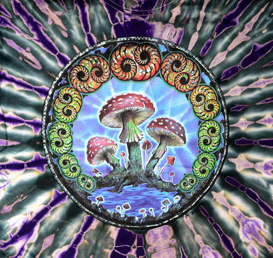 Mushroom 2000 tie-dye T-shirt