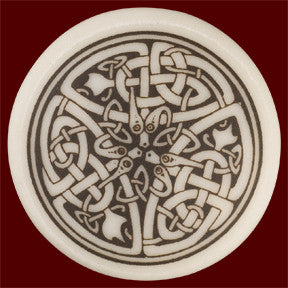 Serpent Round Pendant