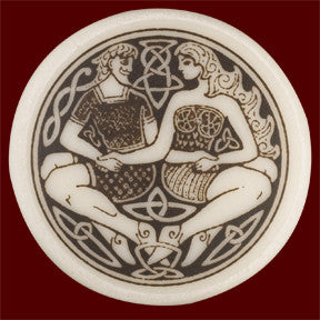 Divine Couples Round Pendant