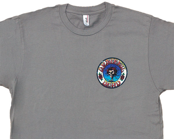 GD 70s Skull & Roses Badge ringspun T-shirt - stock XXL