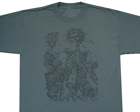 Skeleton And Roses Classic solid T-shirt - stock L