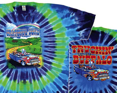 Truckin' To Buffalo tie-dye T-shirt - stock 3XL