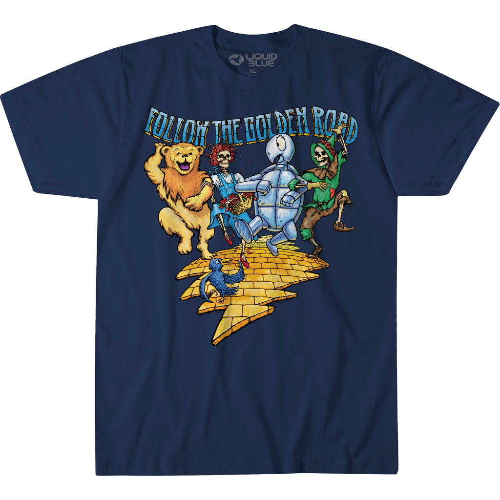 Golden Road navy T-shirt - stock L
