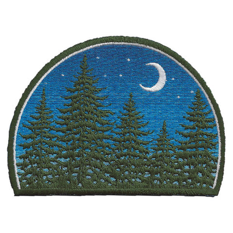Night Forest Embroidered Patch