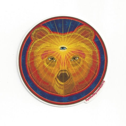 Third Eye Bear mini sticker