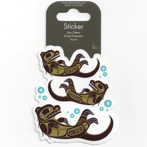 Sea Otters - Native Northwest sticker