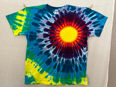 Sunburst tie-dye T-shirt