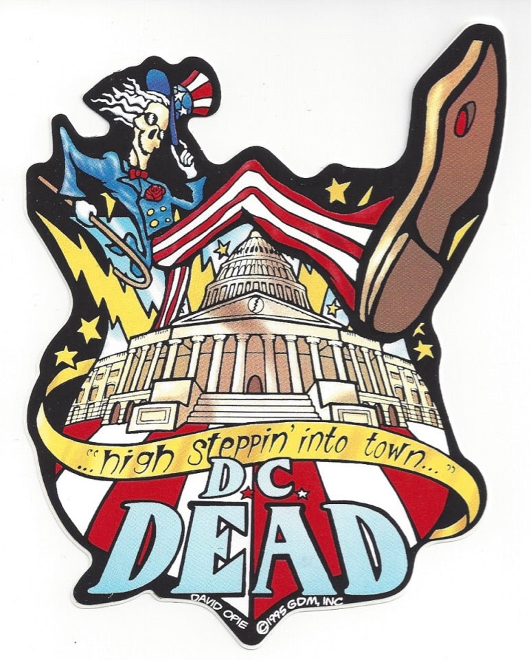 D.C. Dead die-cut sticker
