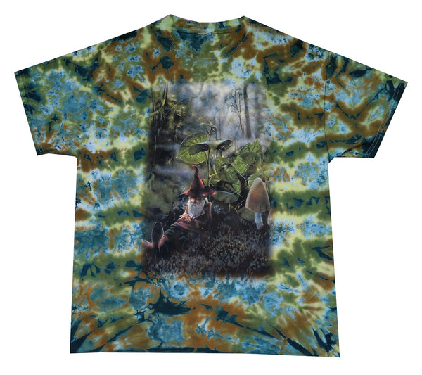Sleeping Gnome tie-dye T-shirt