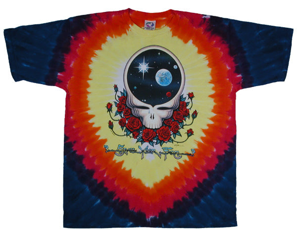Space Your Face tie-dye T-shirt