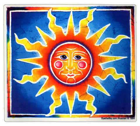 Sun window sticker
