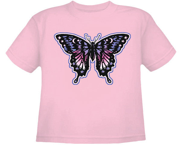 Butterfly pink youth shirt