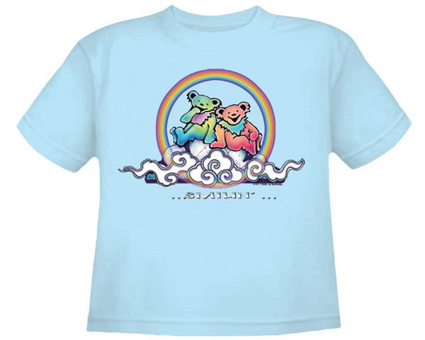 Smilin' light blue youth shirt