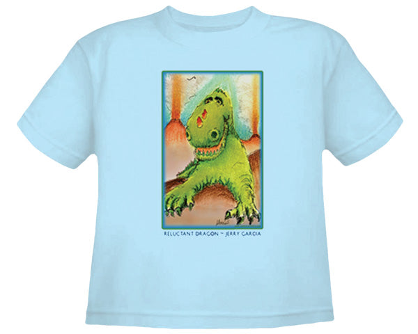 Reluctant Dragon light blue T-shirt