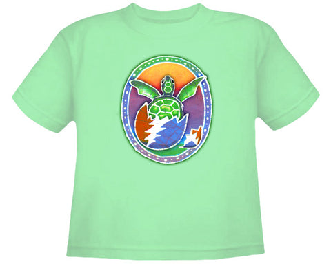 Hatchling Turtle green youth shirt