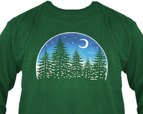 Night Forest long sleeve shirt