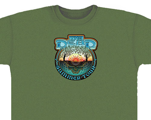 The Dead - Summer Tour green T-shirt