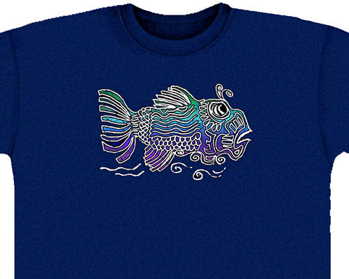 The Fish navy T-shirt
