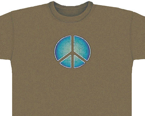 Peace Batik chocolate T-shirt