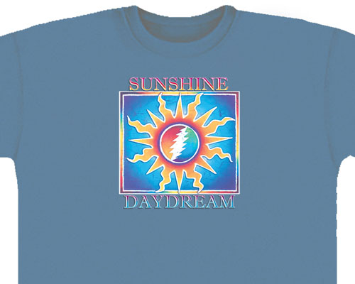Sunshine Daydream slate blue T-shirt
