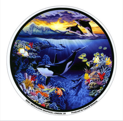 The Living Ocean decal