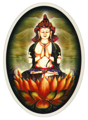 Lotus Buddha decal