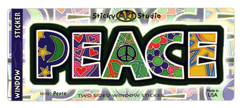 Peace Letters decal