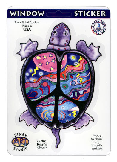 Turtle Peace decal