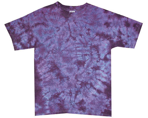 Purple Crinkle tie-dye T-shirt