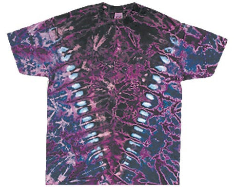 Purple Marble V tie-dye T-shirt