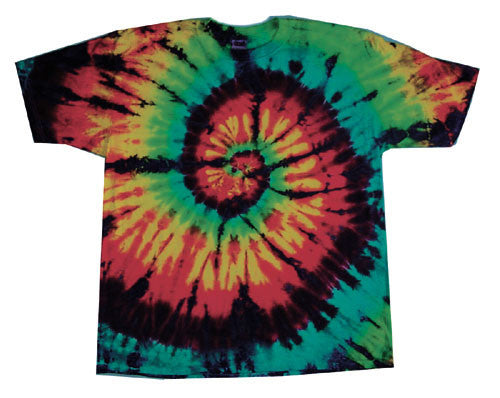 Rainbow Spiral II tie-dye T-shirt