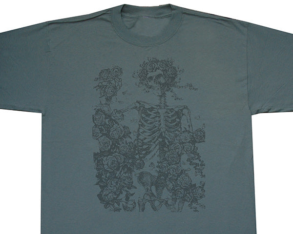 Skeleton And Roses Classic solid T-shirt
