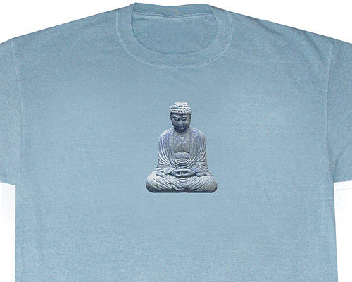 Stone Buddha blue T-shirt